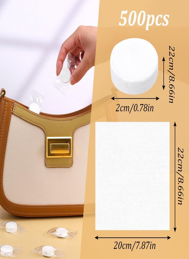 COMNICO 500 Pcs Compressed Towels, Bulk Disposable Face Towels Compressed Cotton Hand Wipe Expandable Wipes Portable Mini Washcloth for Outdoors Travel Hotel Hiking Camping - Image 2